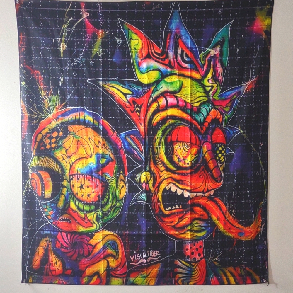 Rick & Morty Tapestry